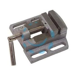 MORSA PER TRAPANO A COLONNA IN ALLUMINIO ganasce mm.65, apertura mm.55, base mm.130x130