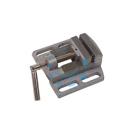 MORSA PER TRAPANO A COLONNA IN ALLUMINIO ganasce mm.65, apertura mm.55, base mm.130x130