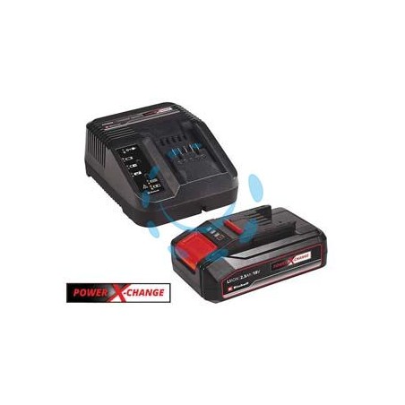 CARICABATTERIA KIT X-CHANGE + 1 BATTERIA 18V 2,5AH 