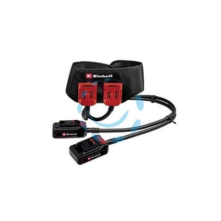 CINTURA MARSUPIO PORTA BATTERIE 2 POSTI (GE-PB 36/18 LI) 