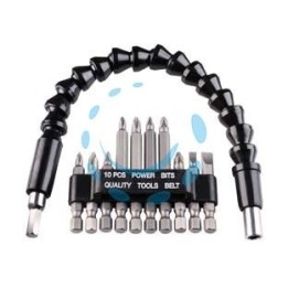 SET BIT PER AVVITARE CON ALBERINO FLESSIBILE MM.300 PZ.11 