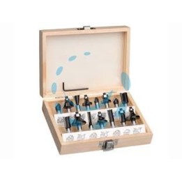 FRESE IN SERIE 15 PEZZI PER FRESATRICE VERTICALE CON CODOLO MM.8 