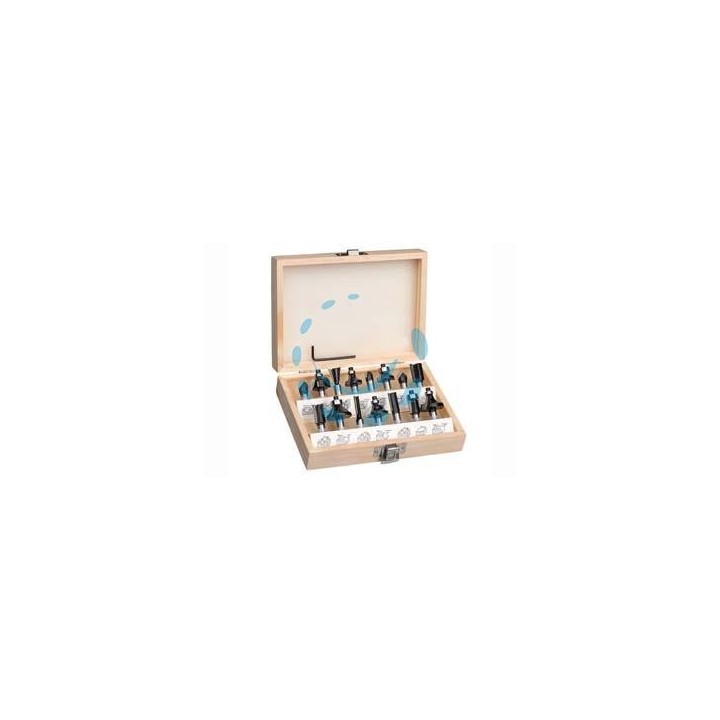 FRESE IN SERIE 15 PEZZI PER FRESATRICE VERTICALE CON CODOLO MM.8 