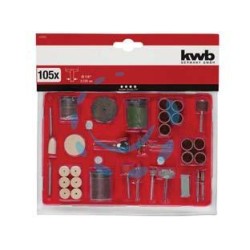 SET 105 MINI ACCESSORI PER MINITRAPANO TC-MG135 E 