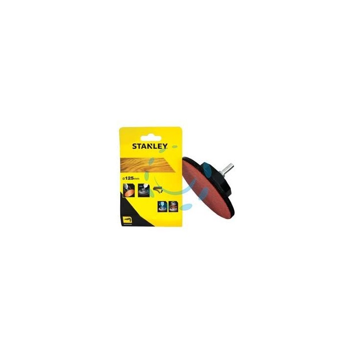 PLATORELLO FLESSIBILE CON VELCRO PER TRAPANO - ø mm.125 codolo mm.6 (STA32292)