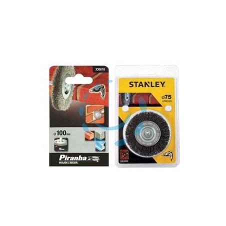 SPAZZOLA CIRCOLARE PER TRAPANO - ø mm.50 codolo mm.6 (STA36020)