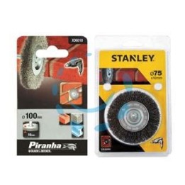 SPAZZOLA CIRCOLARE PER TRAPANO - ø mm.100 codolo mm.6 (X36010)