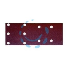 FOGLI CARTA ABRASIVA FORATA CON VELCRO PER LEVIGATRICI - grana 120 blister da pz.10