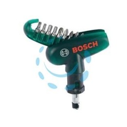 SET INSERTI CON 9 BIT E CACCIAVITE A CRICCHETTO 
