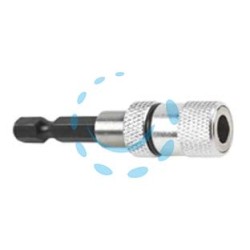 PORTAINSERTI MAGNETICO CON REGOLAZIONE DI PROFONDITA' - mm.60 gambo esagonale 1/4" PG 452.10
