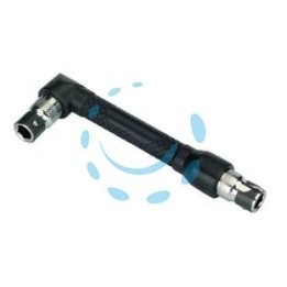 PORTAINSERTI A SQUADRA CON ATTACCO E ESAGONALE - mm.100 attacco esagonale 1/4" PG 452.30