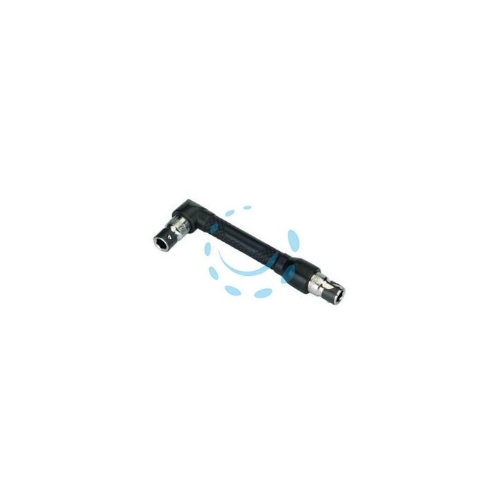 PORTAINSERTI A SQUADRA CON ATTACCO E ESAGONALE - mm.100 attacco esagonale 1/4" PG 452.30