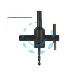 FORALASTRA CON UTENSILE HSS IN COBALTO 5% DA MM.27-104 - taglio da ø mm.27 a 104 PG 216.00
