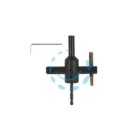 FORALASTRA CON UTENSILE HSS IN COBALTO 5% DA MM.27-104 - taglio da ø mm.27 a 104 PG 216.00