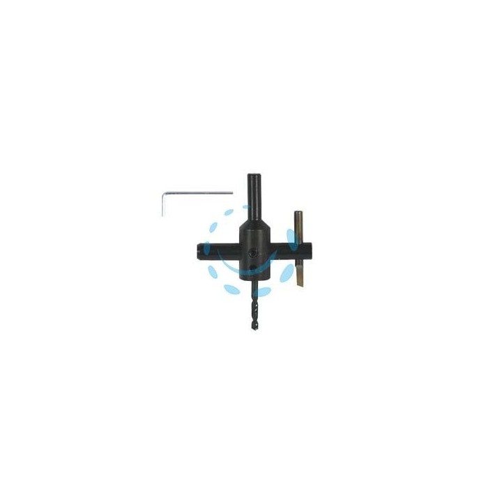 FORALASTRA CON UTENSILE HSS IN COBALTO 5% DA MM.27-104 - taglio da ø mm.27 a 104 PG 216.00