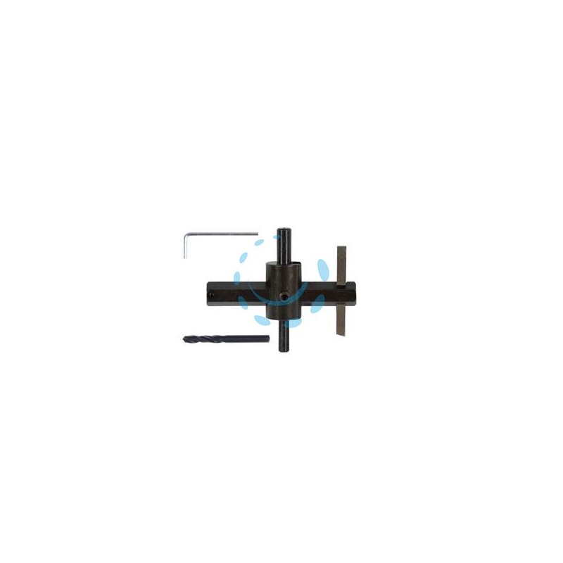 FORALASTRA CON UTENSILE IN HSS AL COBALTO 5% DA MM.20-123 - taglio da ø mm.20 a 123 PG 214.00