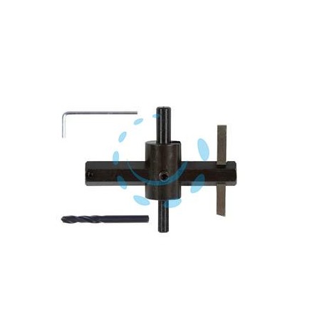 FORALASTRA CON UTENSILE IN HSS AL COBALTO 5% DA MM.20-123 - taglio da ø mm.20 a 123 PG 214.00