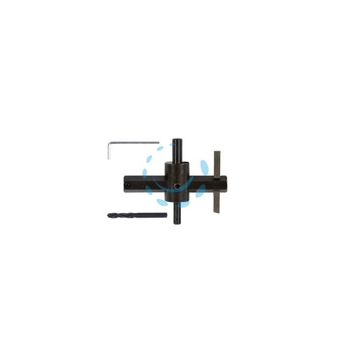 FORALASTRA CON UTENSILE IN HSS AL COBALTO 5% DA MM.20-123 - taglio da ø mm.20 a 123 PG 214.00