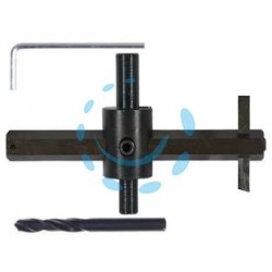 FORALASTRA CON UTENSILE IN HSS AL COBALTO 5% DA MM.25-217 - taglio da ø mm.25 a 217 PG 215.00