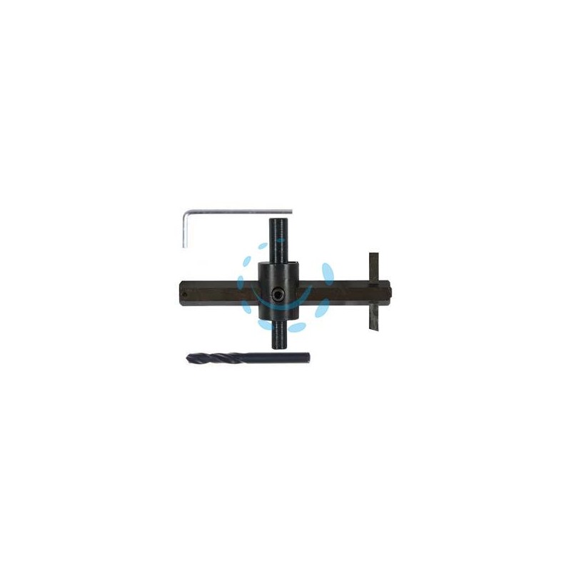 FORALASTRA CON UTENSILE IN HSS AL COBALTO 5% DA MM.25-217 - taglio da ø mm.25 a 217 PG 215.00
