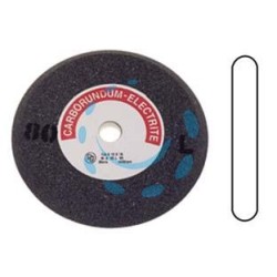 MOLA ABRASIVA AD IMPASTO CERAMICO IN CORINDONE GRIGIO PROFILO "C" - ø mm.200x10 foro 20 grana 80 PG A96.C12