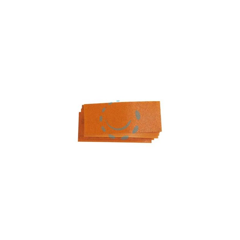 FOGLI CARTA ABRASIVA RETTANGOLARE PER LEVIGATRICI - mm.93x230 10 fogli grana assortita PG 356.30