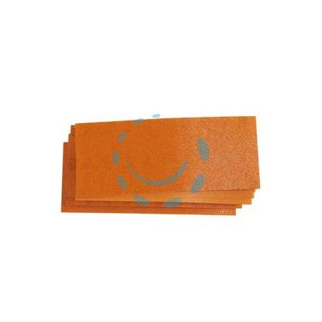 FOGLI CARTA ABRASIVA RETTANGOLARE PER LEVIGATRICI - mm.93x230 10 fogli grana assortita PG 356.30
