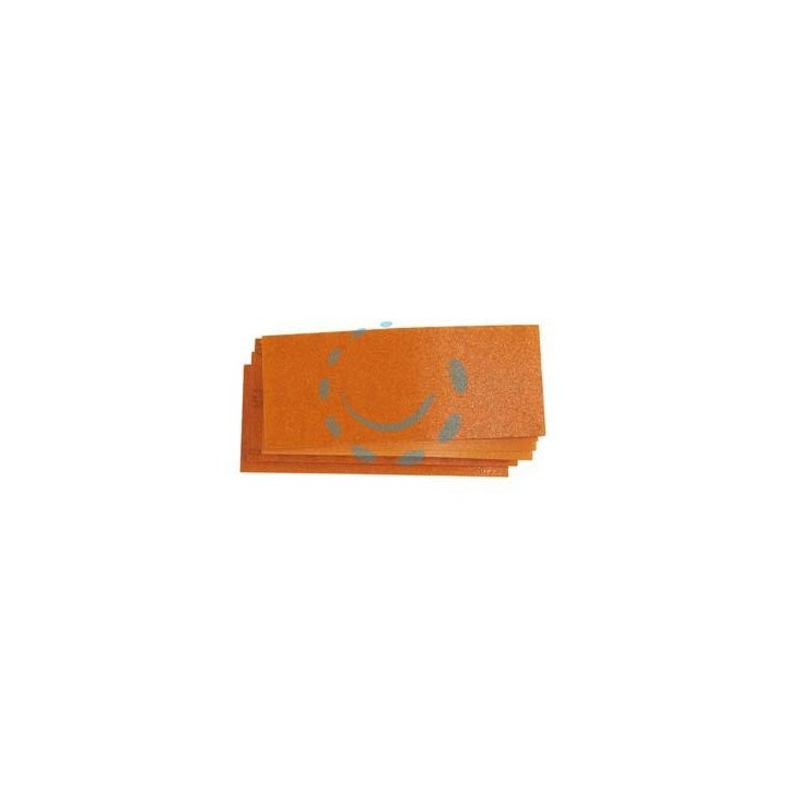 FOGLI CARTA ABRASIVA RETTANGOLARE PER LEVIGATRICI - mm.93x230 10 fogli grana assortita PG 356.30