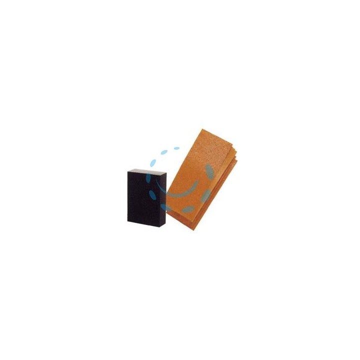 KIT 25 FOGLI CARTA ABRASIVA E SPUGNA ABRASIVA - PG VL906