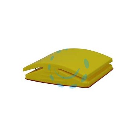 TAMPONE IN GOMMA PER CARTA ABRASIVA CON FISSAGGIO MANUALE E VELCRO - mm.125x70 PG 339.72 