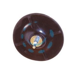 PLATORELLI DI GOMMA CON CODOLO MM.6 - ø mm.125 codolo ø mm.6 PG 338.00