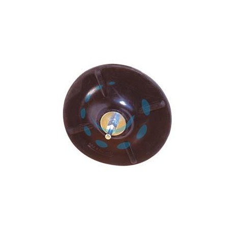 PLATORELLI DI GOMMA CON CODOLO MM.6 - ø mm.125 codolo ø mm.6 PG 338.00