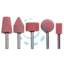 MOLETTE ABRASIVE IN CERAMICA in set da pz.5 assortite, codolo mm.3 PG 398.00