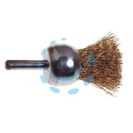 SPAZZOLA A PENNELLO FILI ACCIAIO - ø mm.25 codolo mm.6 per trapano PG 478.00