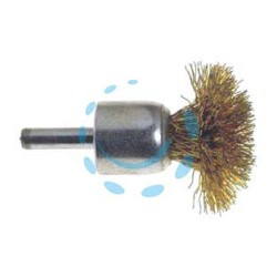SPAZZOLA A FUNGO FILI ACCIAIO - ø mm.30 codolo mm.6 per trapano PG 478.20