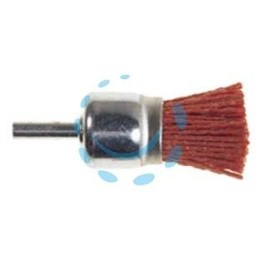 SPAZZOLE A PENNELLO IN NYLON ABRASIVO ARANCIO - ø mm.25 codolo mm.6 grana 80 PG 497.45