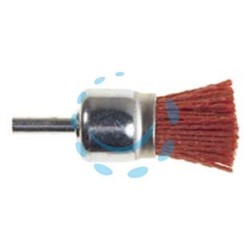 SPAZZOLE A PENNELLO IN NYLON ABRASIVO ARANCIO - ø mm.25 codolo mm.6 grana 80 PG 497.45