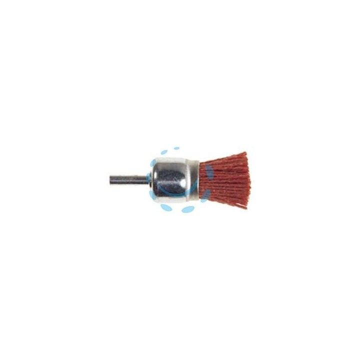 SPAZZOLE A PENNELLO IN NYLON ABRASIVO ARANCIO - ø mm.25 codolo mm.6 grana 80 PG 497.45