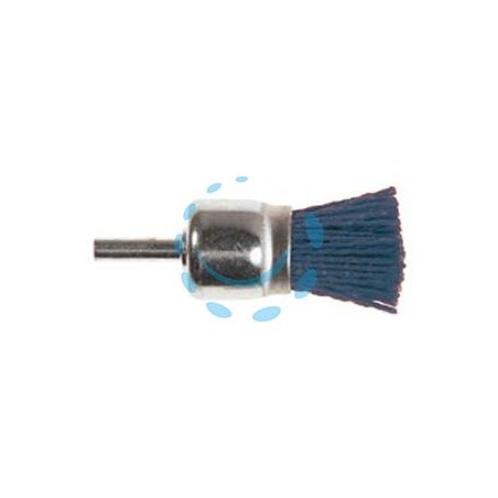 SPAZZOLE A PENNELLO IN NYLON ABRASIVO BLU - ø mm.25 codolo mm.6 grana 150 PG 497.50