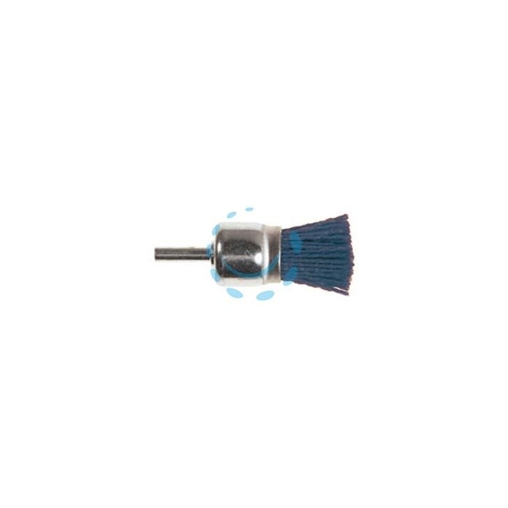 SPAZZOLE A PENNELLO IN NYLON ABRASIVO BLU - ø mm.25 codolo mm.6 grana 150 PG 497.50
