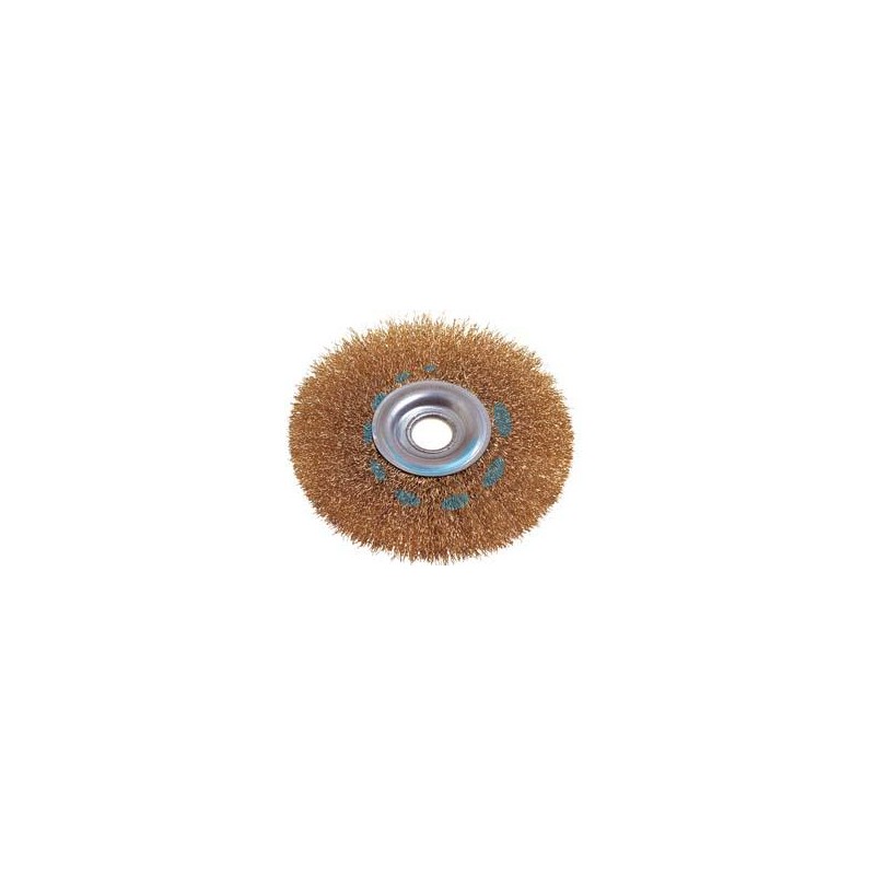 SPAZZOLA A DISCO CIRCOLARE CON FORO - ø mm. 75 foro mm.13 PG 485.80
