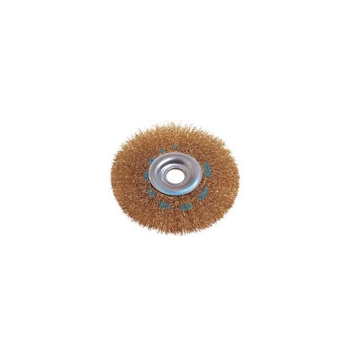 SPAZZOLA A DISCO CIRCOLARE CON FORO - ø mm. 75 foro mm.13 PG 485.80