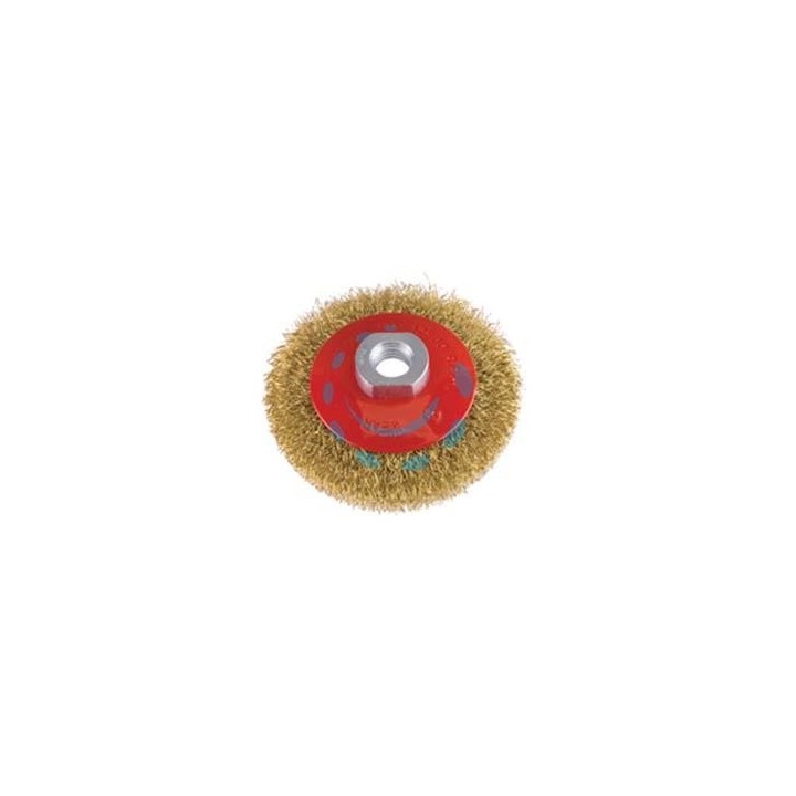 SPAZZOLA CIRCOLARE CONICA FILI IN ACCIAIO - ø mm.90 PG 467.00