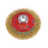 SPAZZOLA CIRCOLARE CONICA FILI IN ACCIAIO - ø mm.90 PG 467.00