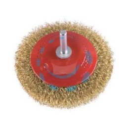 SPAZZOLA CIRCOLARE CONICA FILI IN ACCIAIO - ø mm.90 PG 466.00