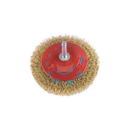 SPAZZOLA CIRCOLARE CONICA FILI IN ACCIAIO - ø mm.90 PG 466.00