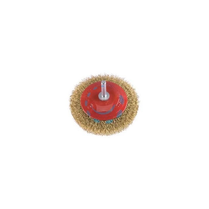 SPAZZOLA CIRCOLARE CONICA FILI IN ACCIAIO - ø mm.90 PG 466.00