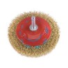 SPAZZOLA CIRCOLARE CONICA FILI IN ACCIAIO - ø mm.90 PG 466.00