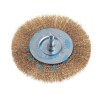 SPAZZOLA A DISCO CIRCOLARE FILI OTTONE PER TRAPANO - ø mm.75 codolo mm.6 PG 490.00