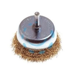 SPAZZOLA A TAZZA FILI ACCIAIO PER TRAPANO - ø mm.70 codolo mm.6 PG 485.00